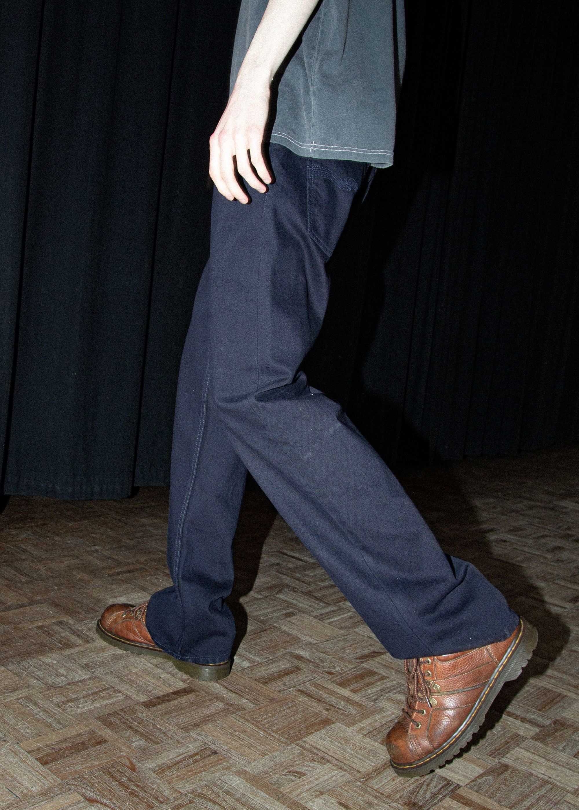 Jean droit large en coton bio | bleu "Tuff tony everblue ", Nudie Jeans, photo 3