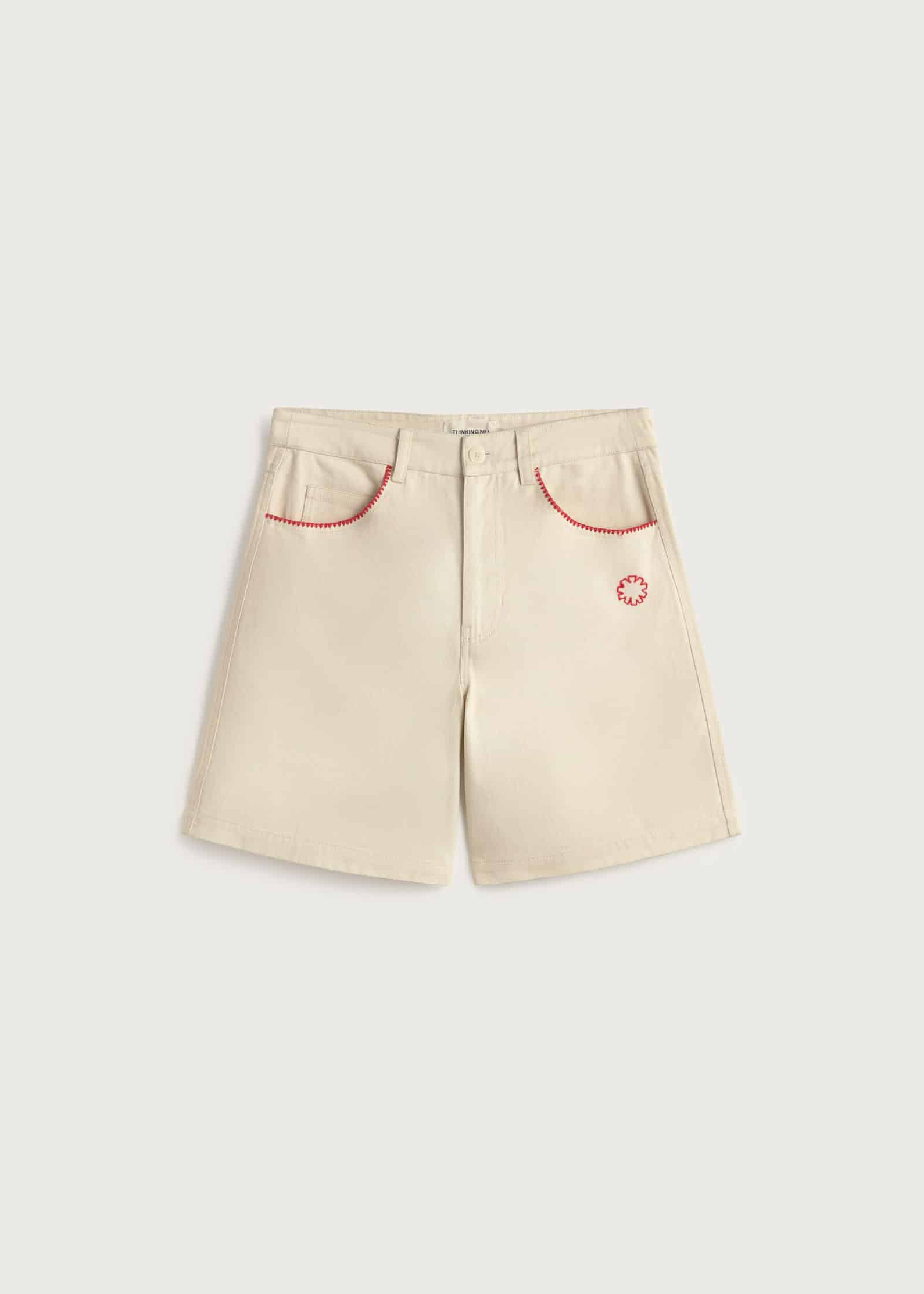 Shorts aus Bio-Baumwolle | Ecru "pannacota luisa shorts", Thinking Mu, Foto 6