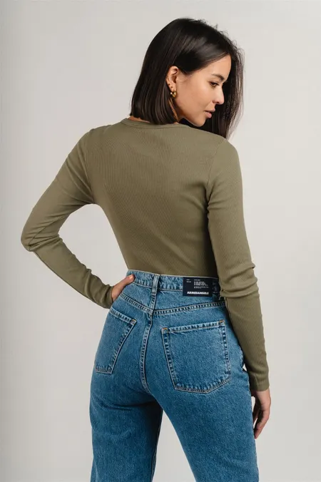 Top / T-shirt CHRISTINE LAURE Taille 42 XL Vert - Occasion En Très Bon état
