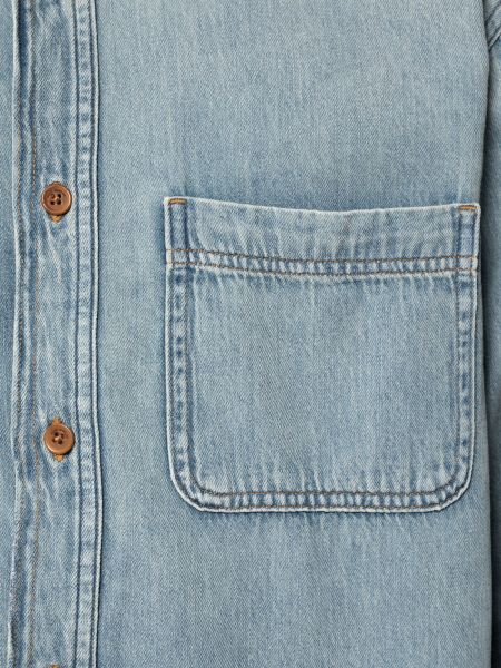 Chemise en denim bleu clair en coton bio - hebbe sundays denim, Nudie Jeans, photo 6