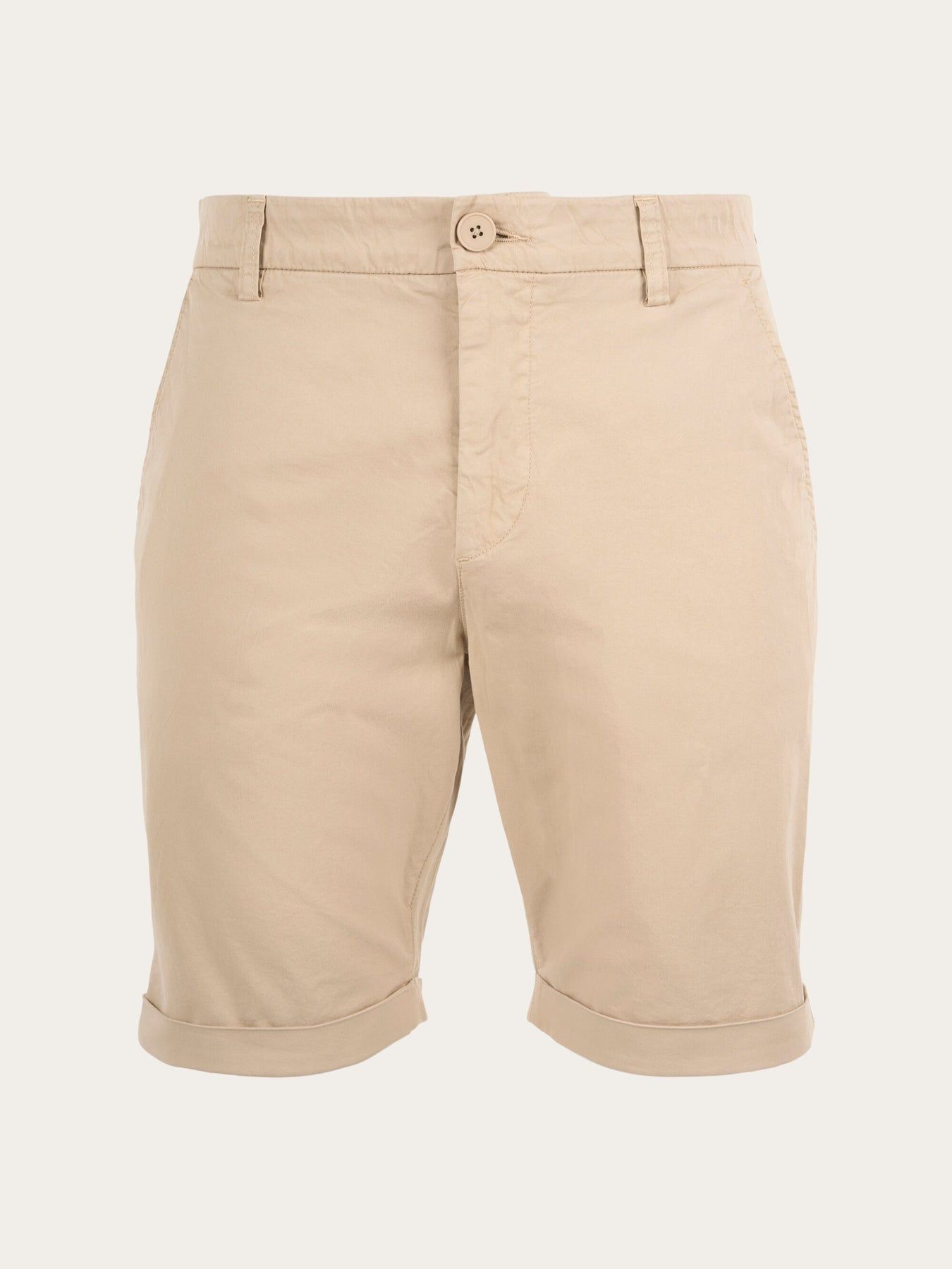 Short chino en coton bio | beige "chino poplin light feather gray", Knowledge Cotton Apparel, photo 5