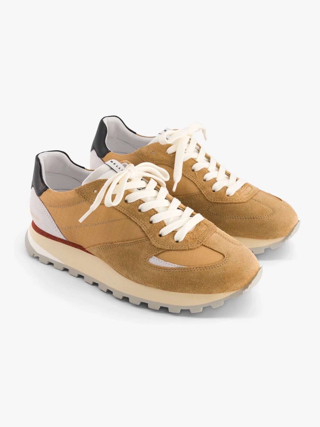 Sneaker aus zertifiziertem Leder mit recycelter Sohle | Braun "b6 studio desert", Belledonne Paris, Foto 5
