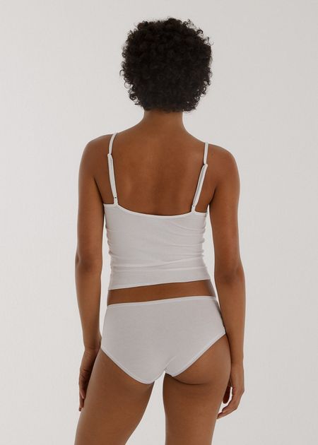 Slip aus Bio-Baumwolle | Weiß "core brief white", Organic Basics, Foto 2