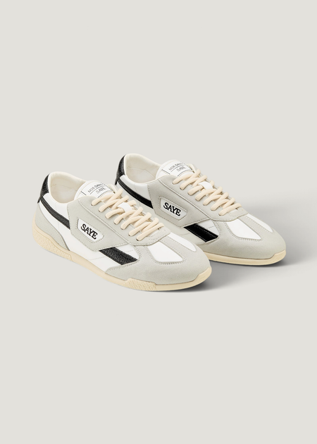 Baskets vegan | blanc "M26 dawn - lignify white & black", SAYE, photo 2