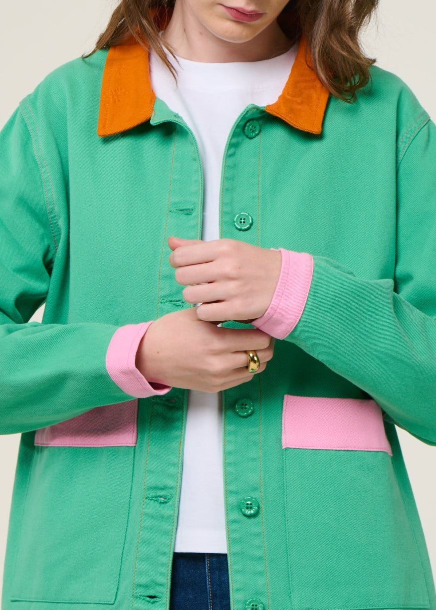 Jacke aus Bio-Baumwolle | Grün "nuance", Graine, Foto 4