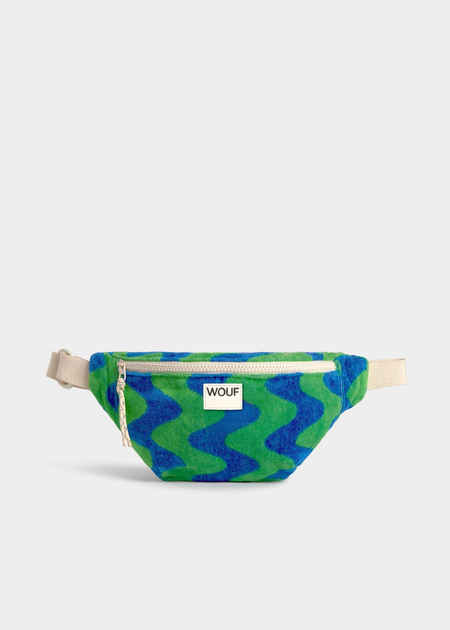 Banane en éponge en coton bio | bicolore "goa waistbag" - Wouf