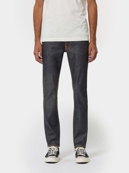 Jean slim brut en coton bio - lean dean dry japan selvage