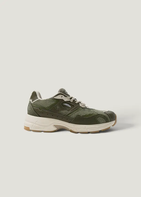 Baskets vegan | vert "Rush - full forest - orange", Moea
