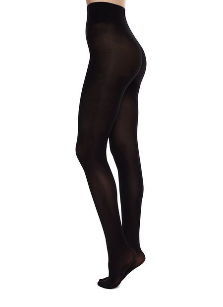 Collants 60 deniers en recyclé | noir "olivia black"