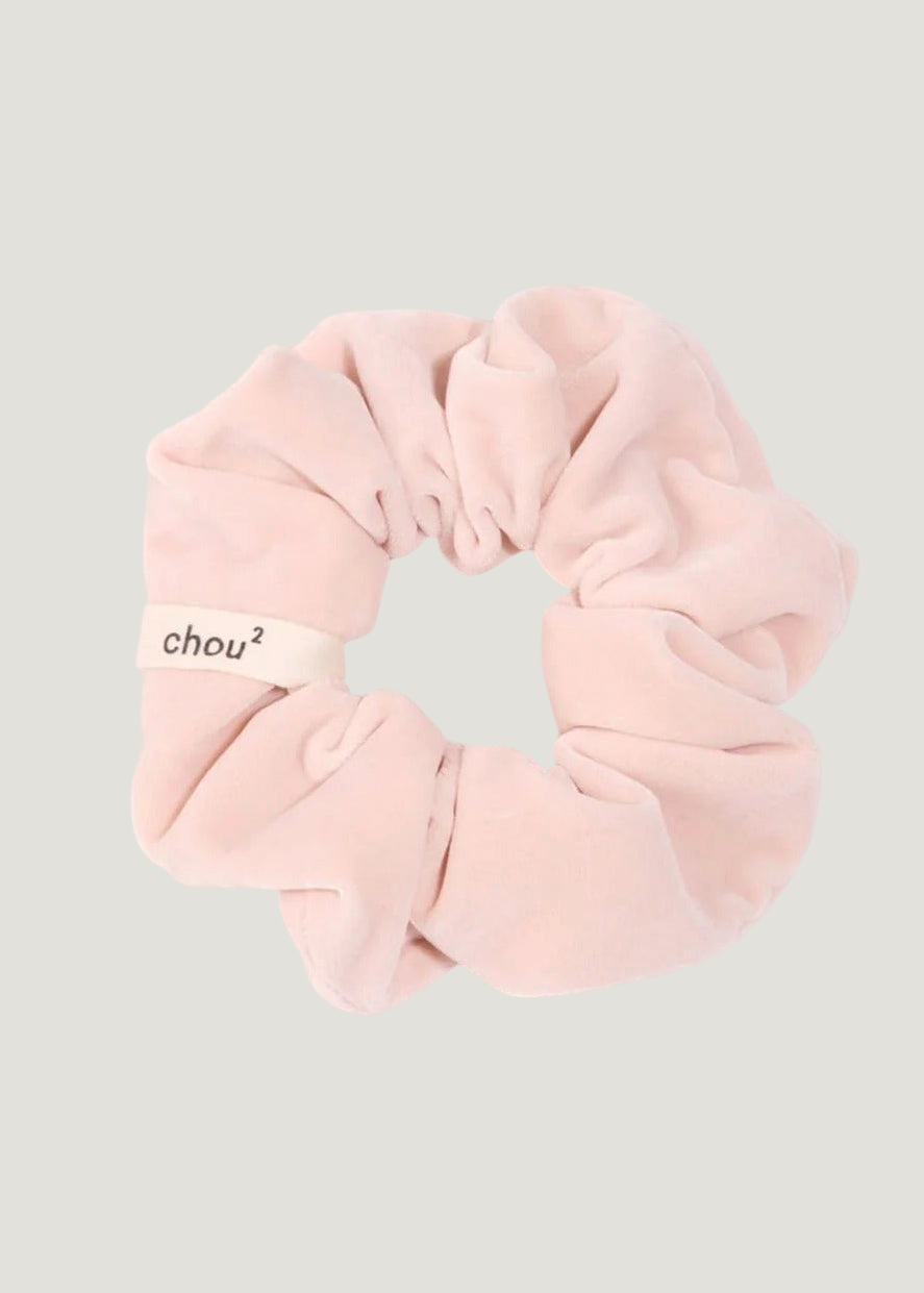 Scrunchie aus upgecyceltem Samt | Puderrosa, Chou², Foto 1