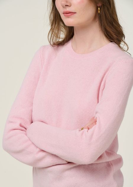 Pull en laine mérinos recyclée | rose "faded pink", Colorful Standard, photo 2