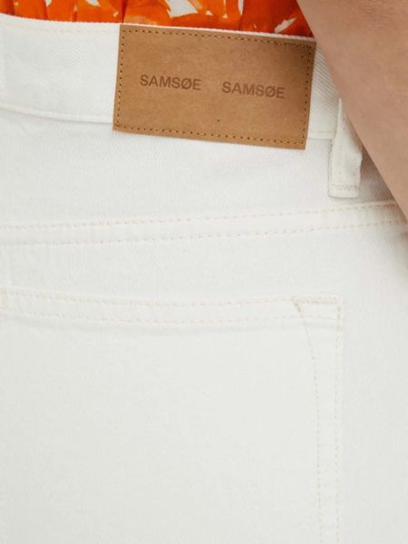 Weiße gerade Jeans aus Bio-Baumwolle "susan jeans ecru", Samsoe Samsoe, Foto 4