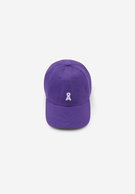 Casquette en coton bio | violet "yenaas bold cap - pungent purple"