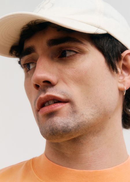 Casquette en coton bio | blanc "Flower classic cap - natural white", Rotholz, photo 4