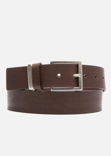 Ceinture en cuir certifié | marron "mick - marron"