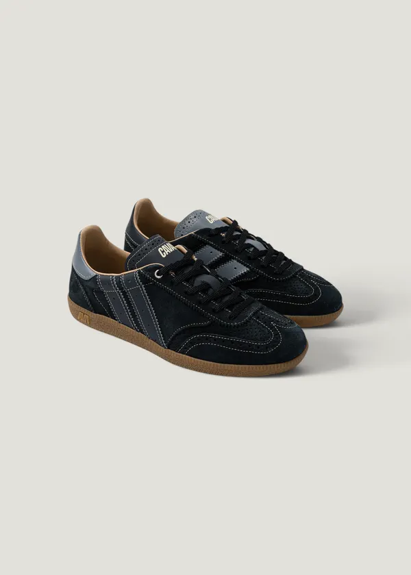 Baskets en cuir certifié | noir "pulse black smoke", Caval