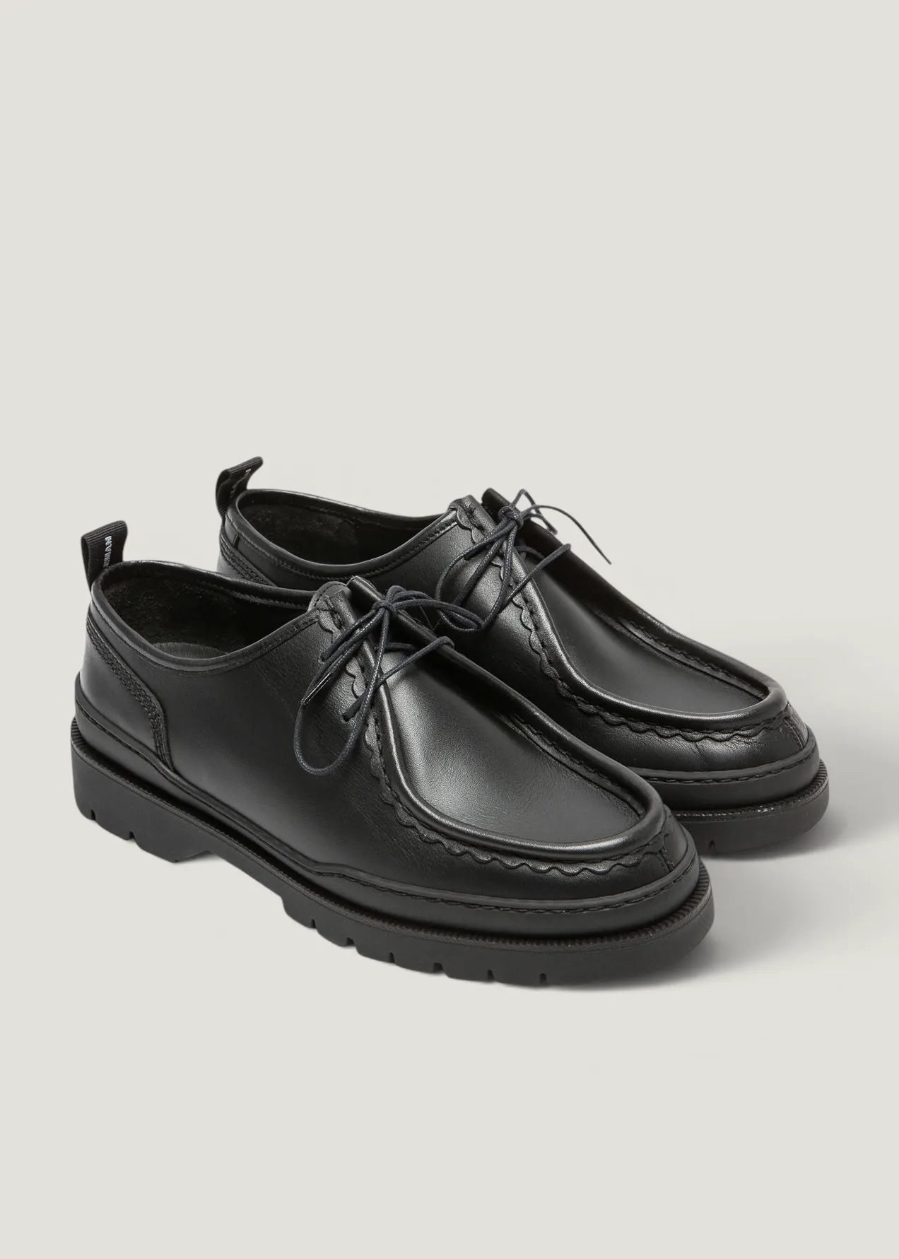 Derbies made in france en cuir certifié | noir "major noir", Kleman, photo 2