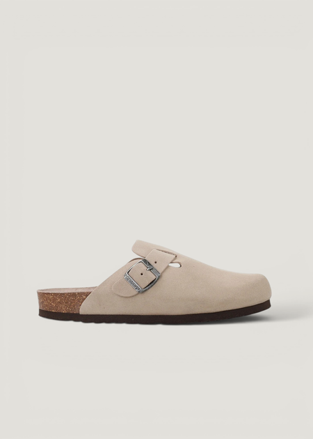 Sabots à boucle en cuir, Genuins