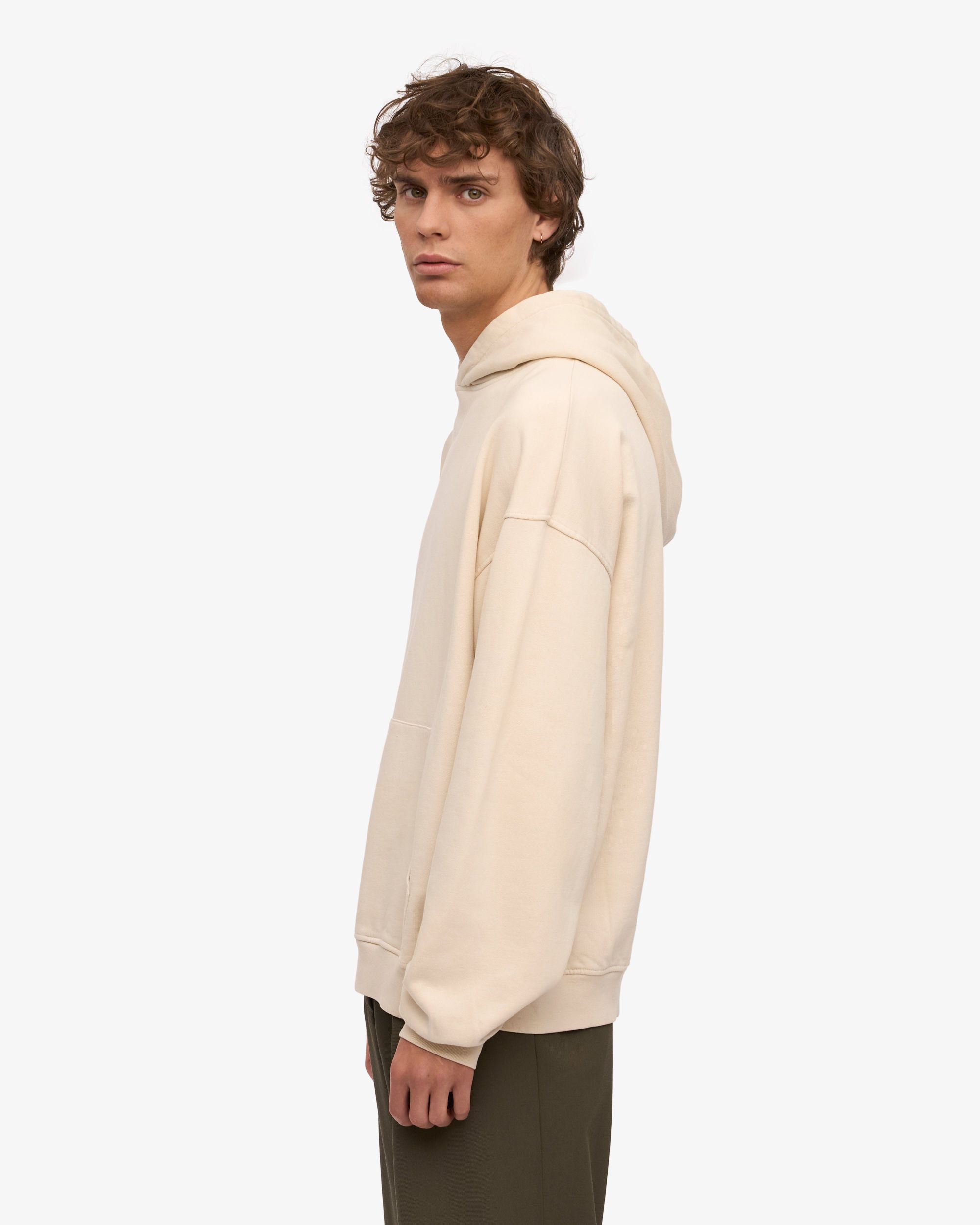Oversize-Hoodie aus Bio-Baumwolle | Ecru "ivory white", Colorful Standard, Foto 3
