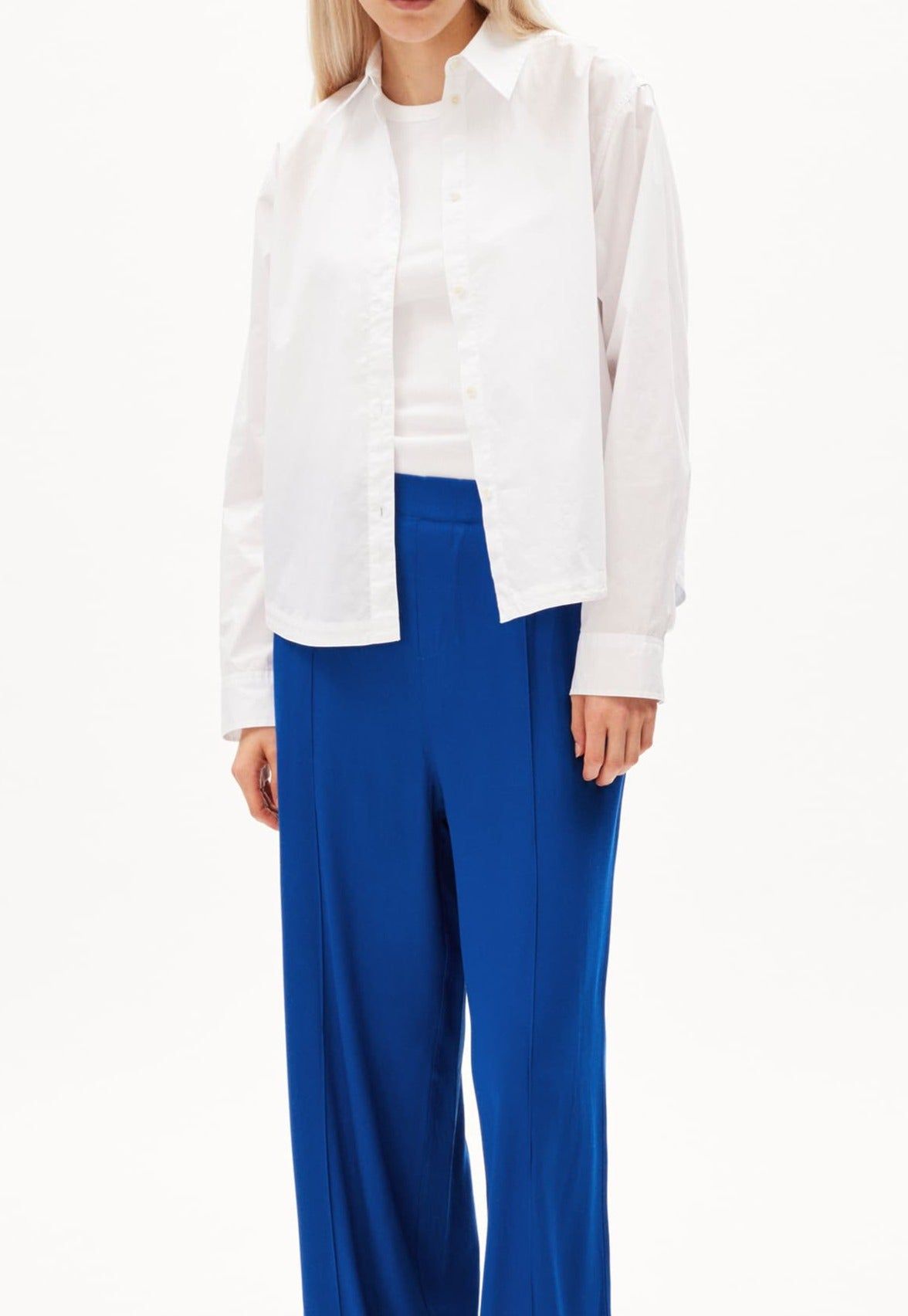 Chemise en coton bio | blanc "ilmaani white", Armedangels, photo 4