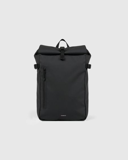 Sac à dos 20l en matière recyclée | noir "stream slim rolltop m - black"