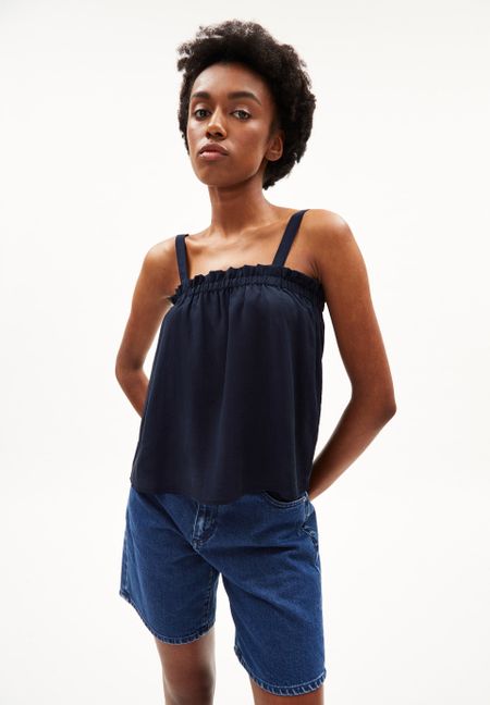 Top léger marine en tencel - haraldaa night sky