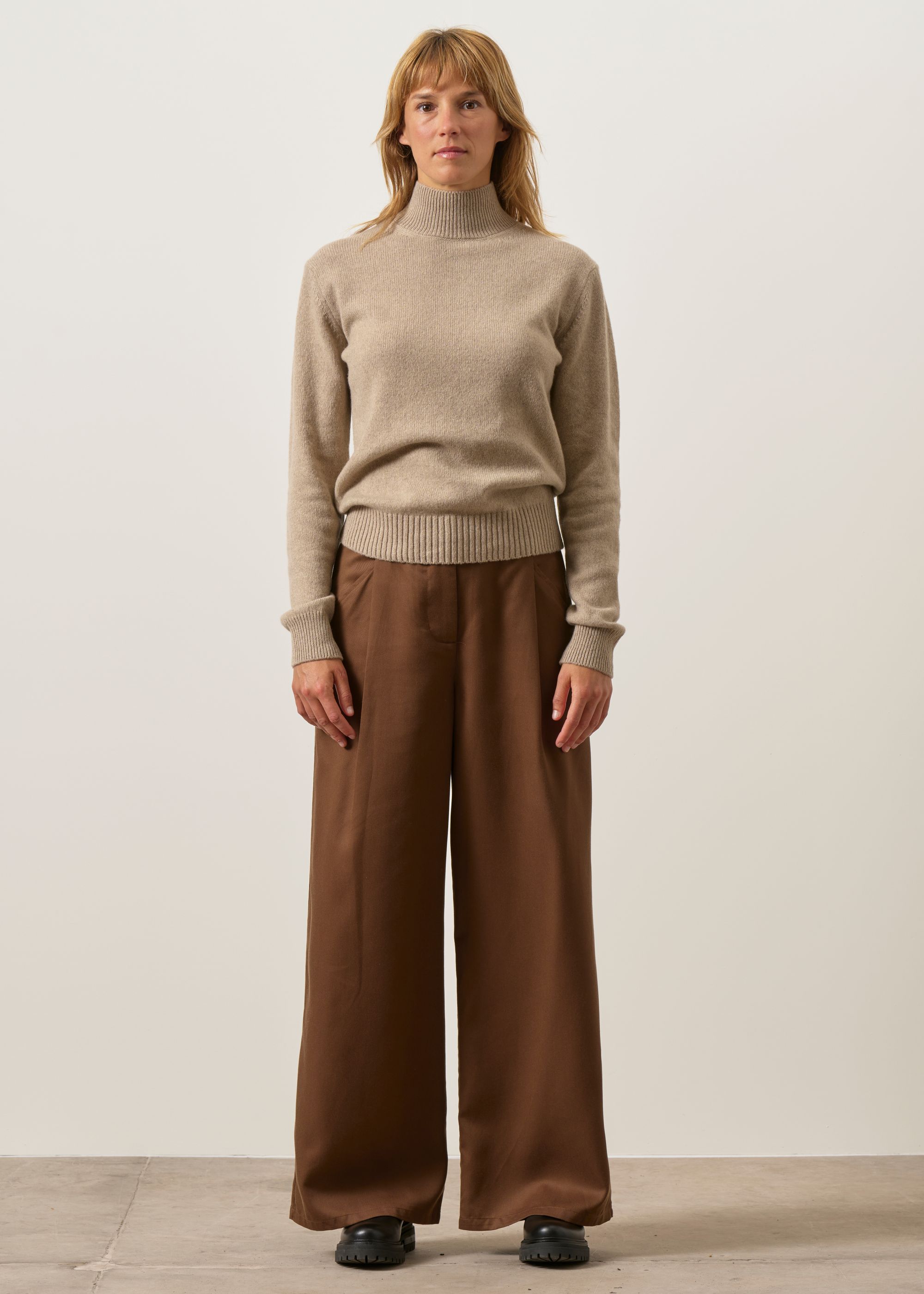 Pullover aus recyceltem Kaschmir | Beige "ada - beige sabbia", Rifò, Foto 3