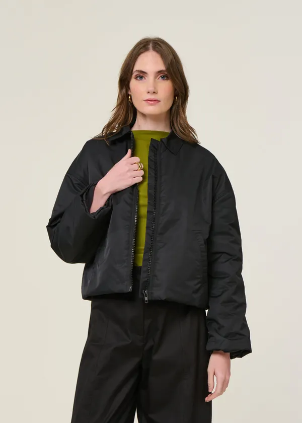 Blouson en matières recyclées | noir "dusk - black", Jan'n June