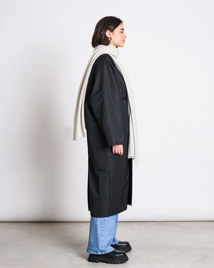 Écharpe en coton recyclé | gris clair "ross light grey", Jan'n June, photo 2