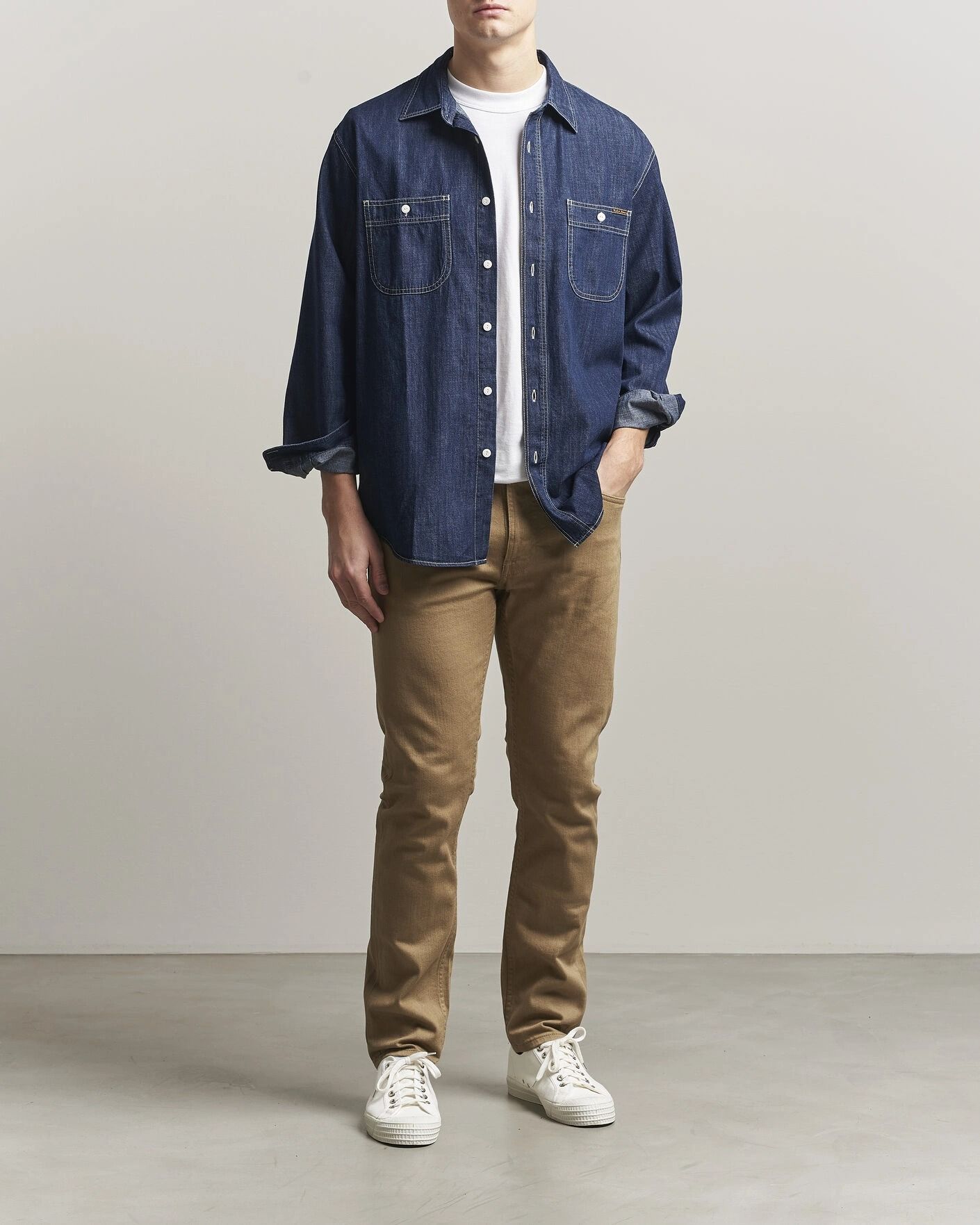 Jeans mit geradem Schnitt aus Bio-Baumwolle | Camel "gritty jackson everlion", Nudie Jeans, Foto 4