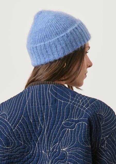 Bonnet en mohair certifié | bleu ciel "nina", WeDressFair, photo 5