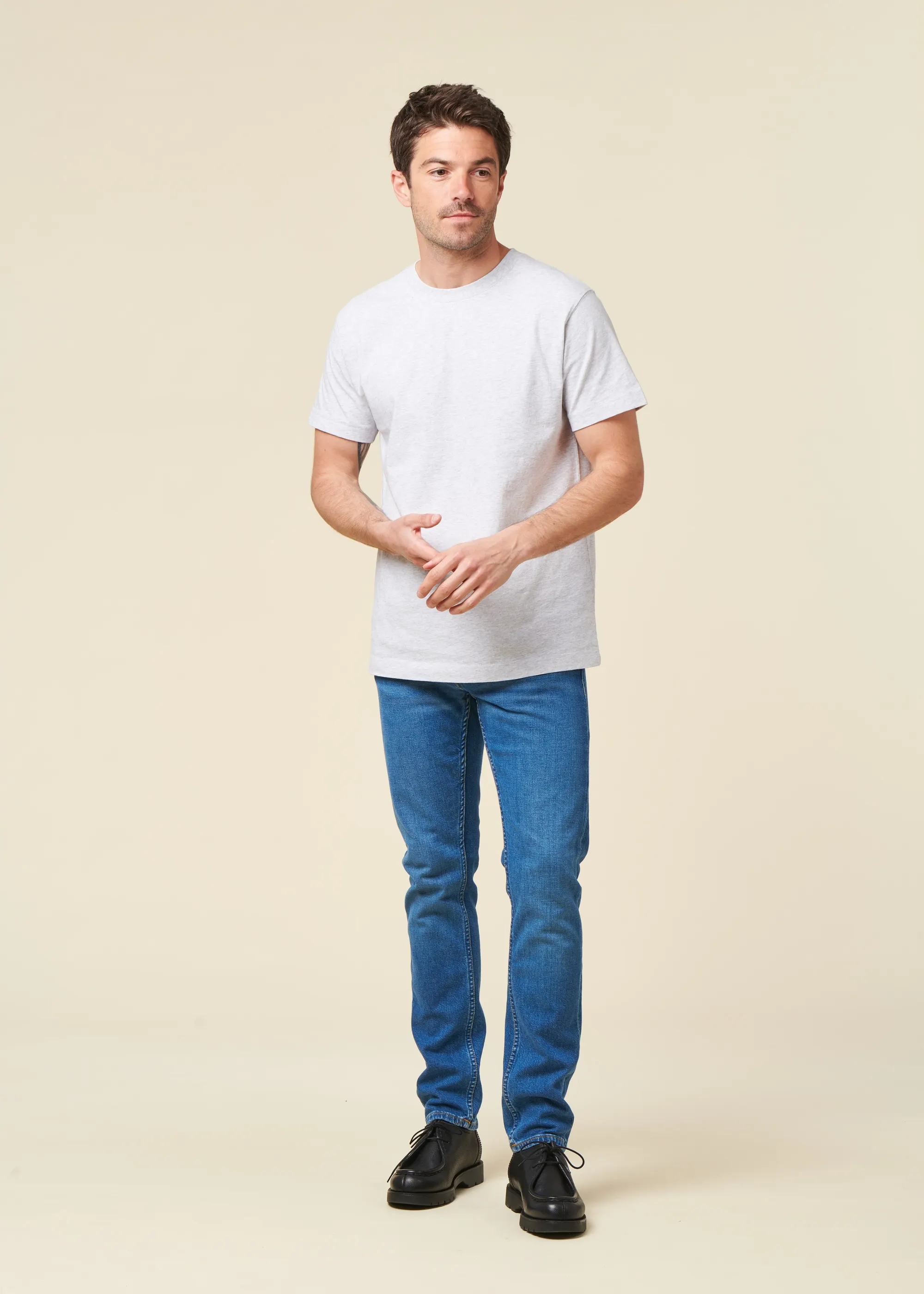 Jean slim en coton bio | bleu "lean dean broken spirit", Nudie Jeans, photo 1