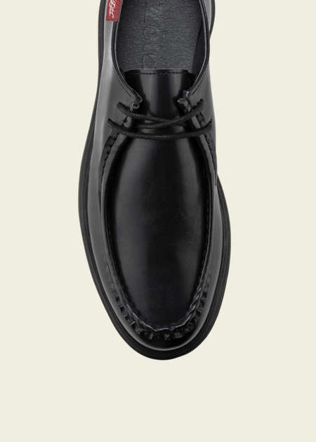 Derbies vegan en matières végétales et recyclées | noir "Soajo", Zèta Shoes, photo 3