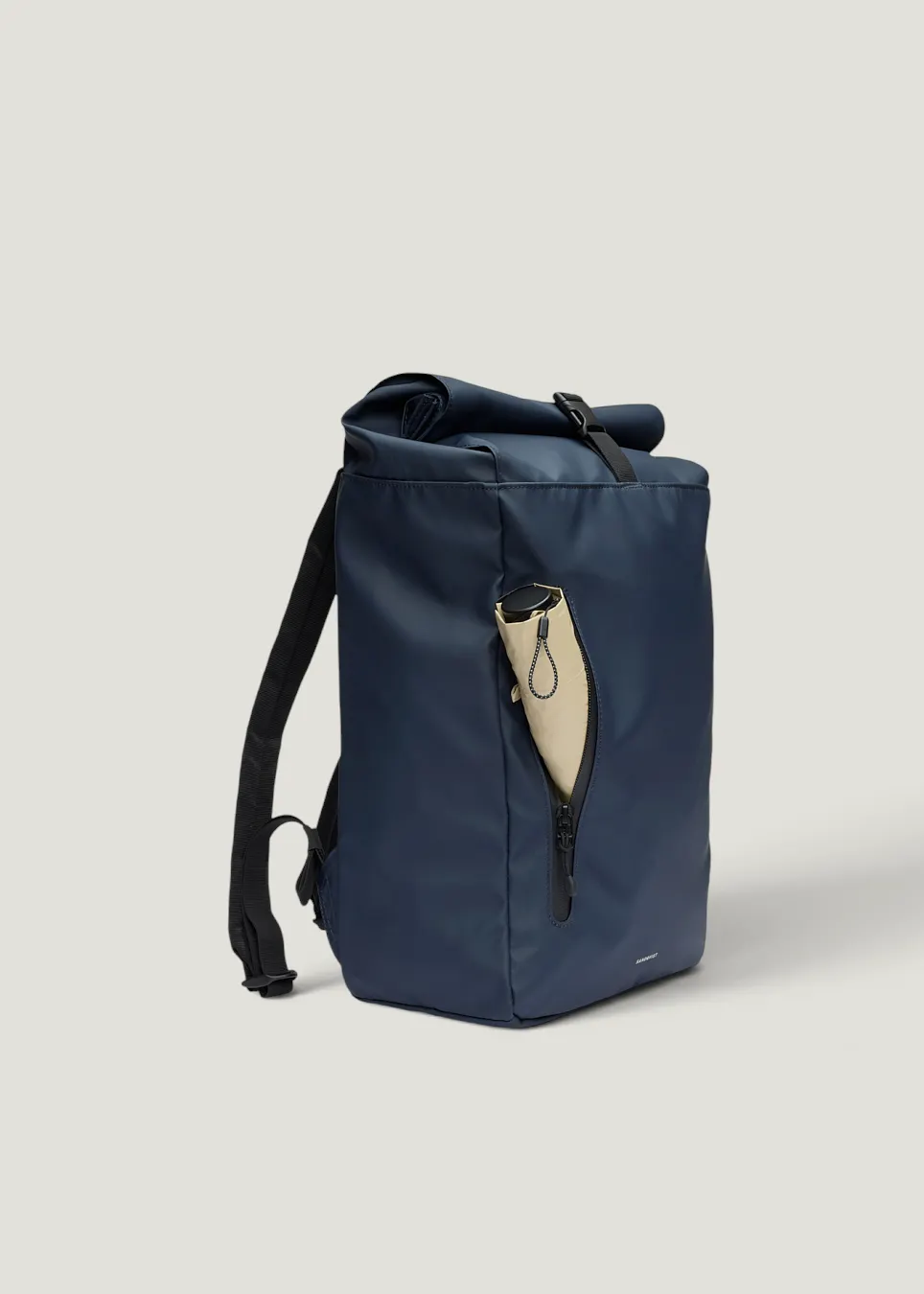 Sac à dos 20l en matière recyclée | bleu "Stream rolltop backpack 14" - navy", Sandqvist, photo 4
