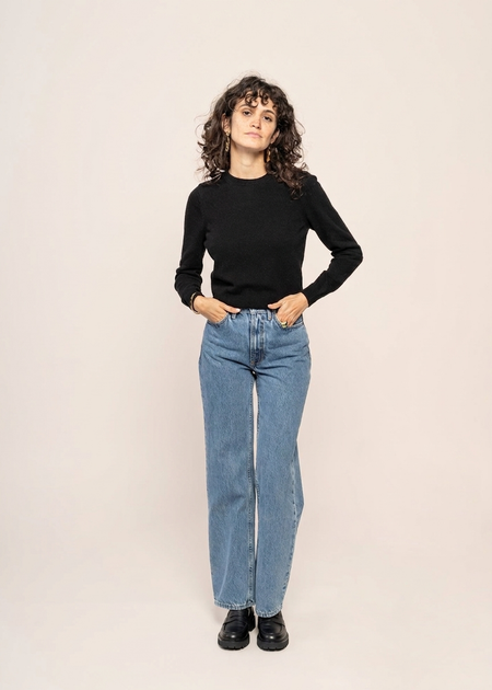 Jean large en coton bio | bleu "clean eileen casual blue" - Nudie Jeans