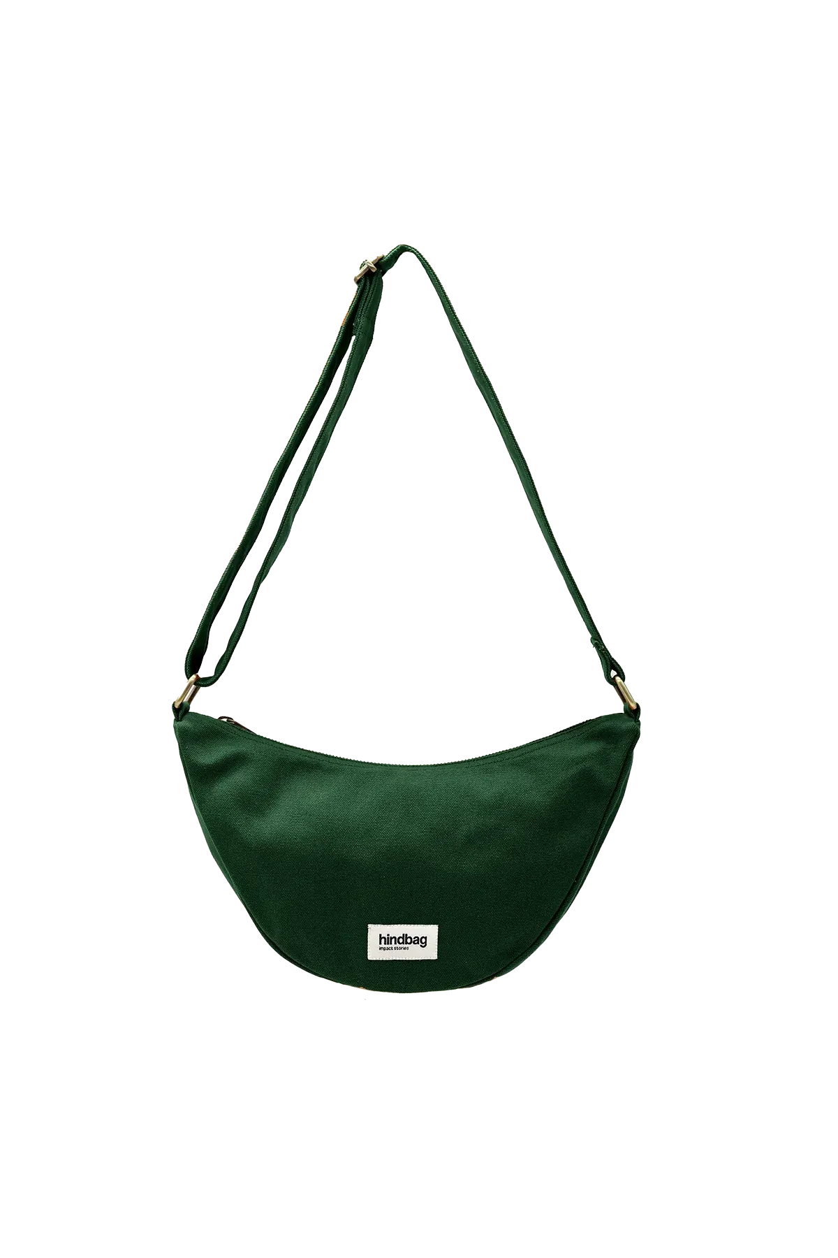 Sac bandoulière en coton bio  | vert "andrea vert sapin", Hindbag, photo 1