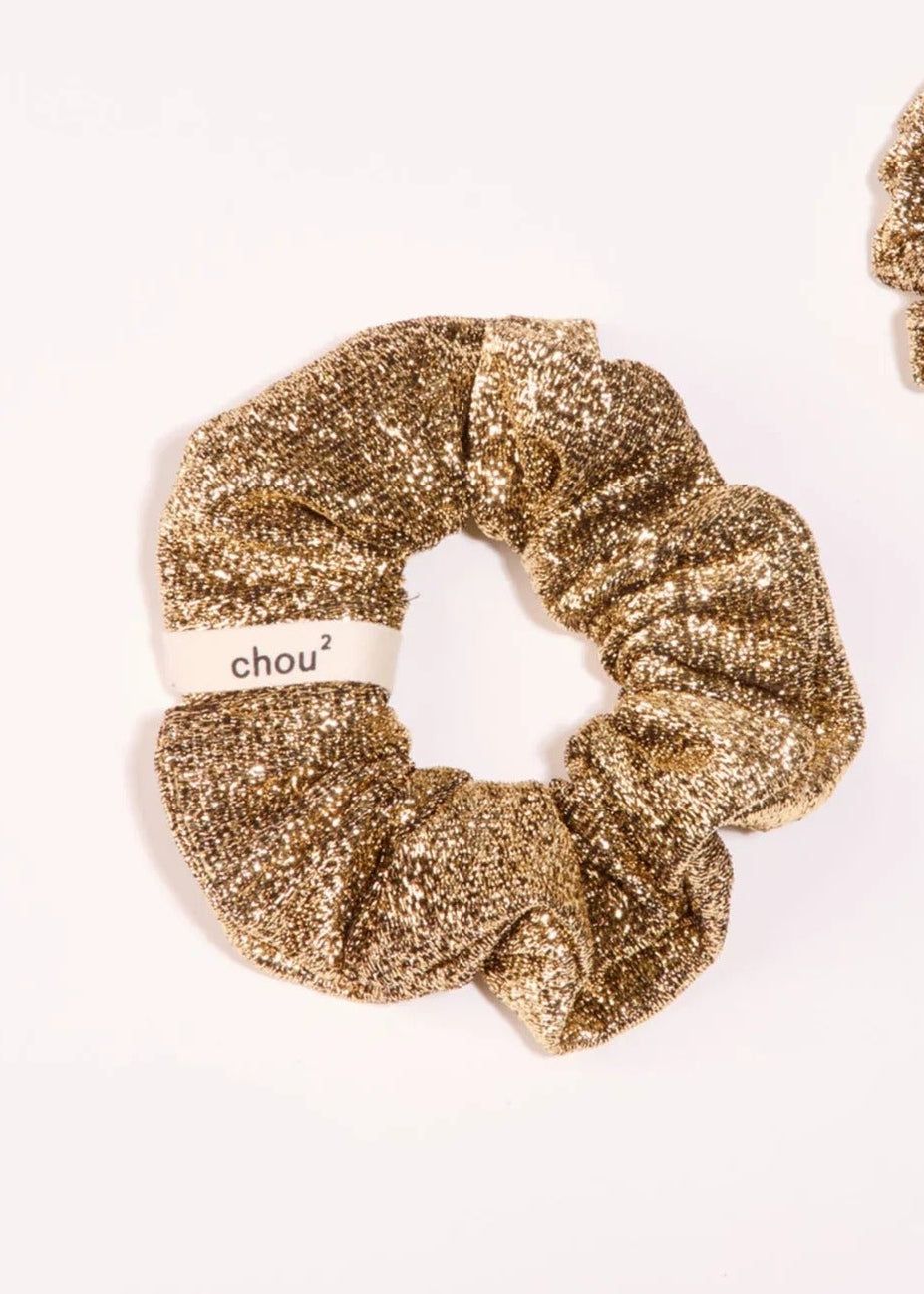 Scrunchie aus upgecyceltem Material | Gold, Chou², Foto 2