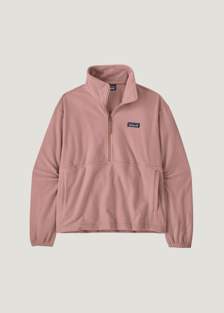 Polaire fine en matières recyclées | rose "W's micro d 1/2 zip fleece p/o - fuzm" - Patagonia
