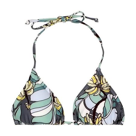 Haut de bikini recyclé - banana leaves