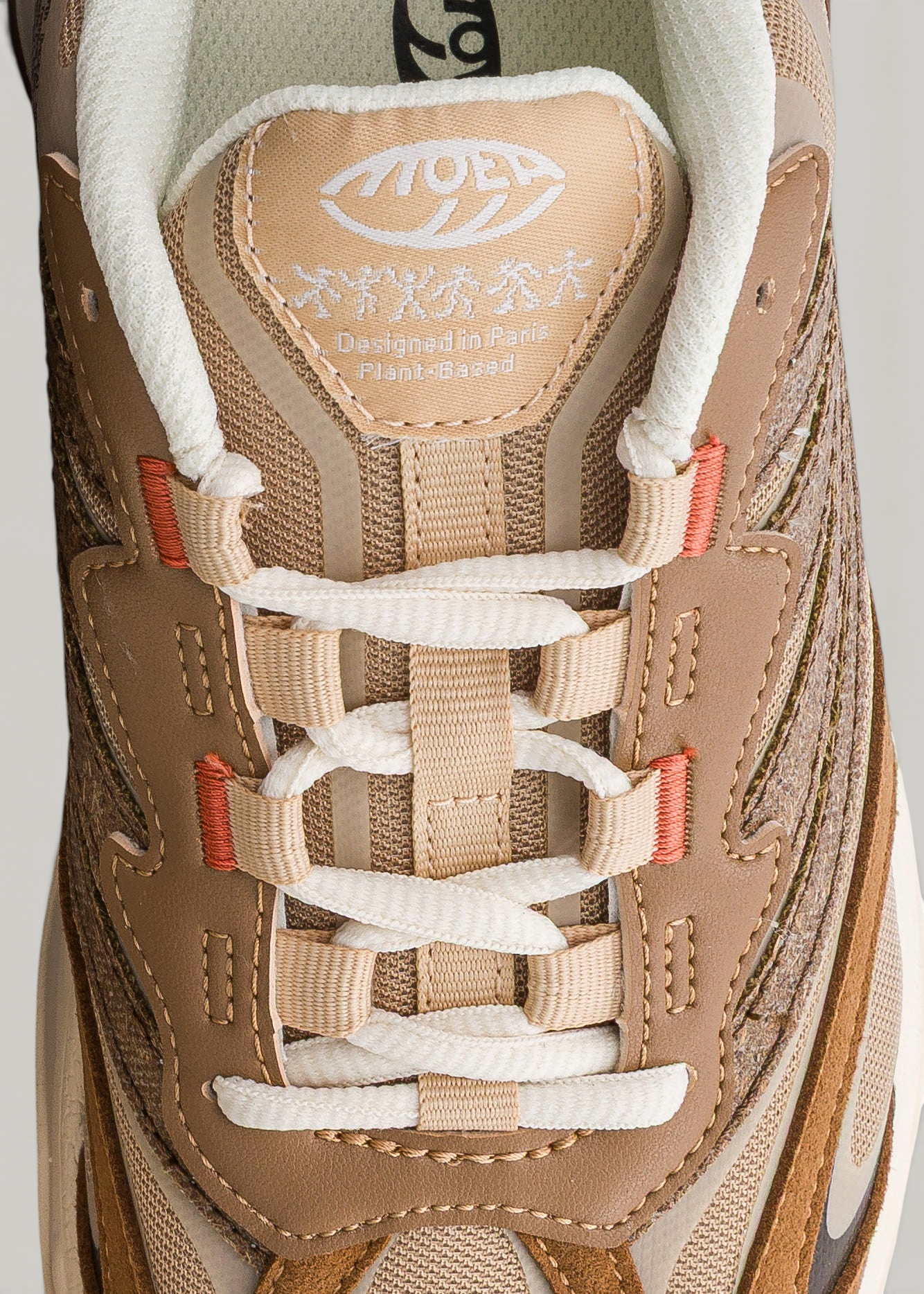 Vegane Sneaker | Dragonfly - full brown - corn, Moea, Foto 3