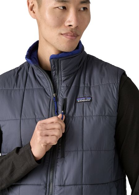 Veste sans manches en matière recyclée | marine "light gust vest - smolder blue" - Patagonia