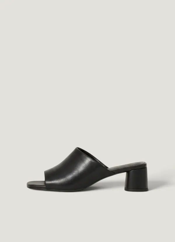Mules à talon en cuir | black "Piper - black", Vagabond