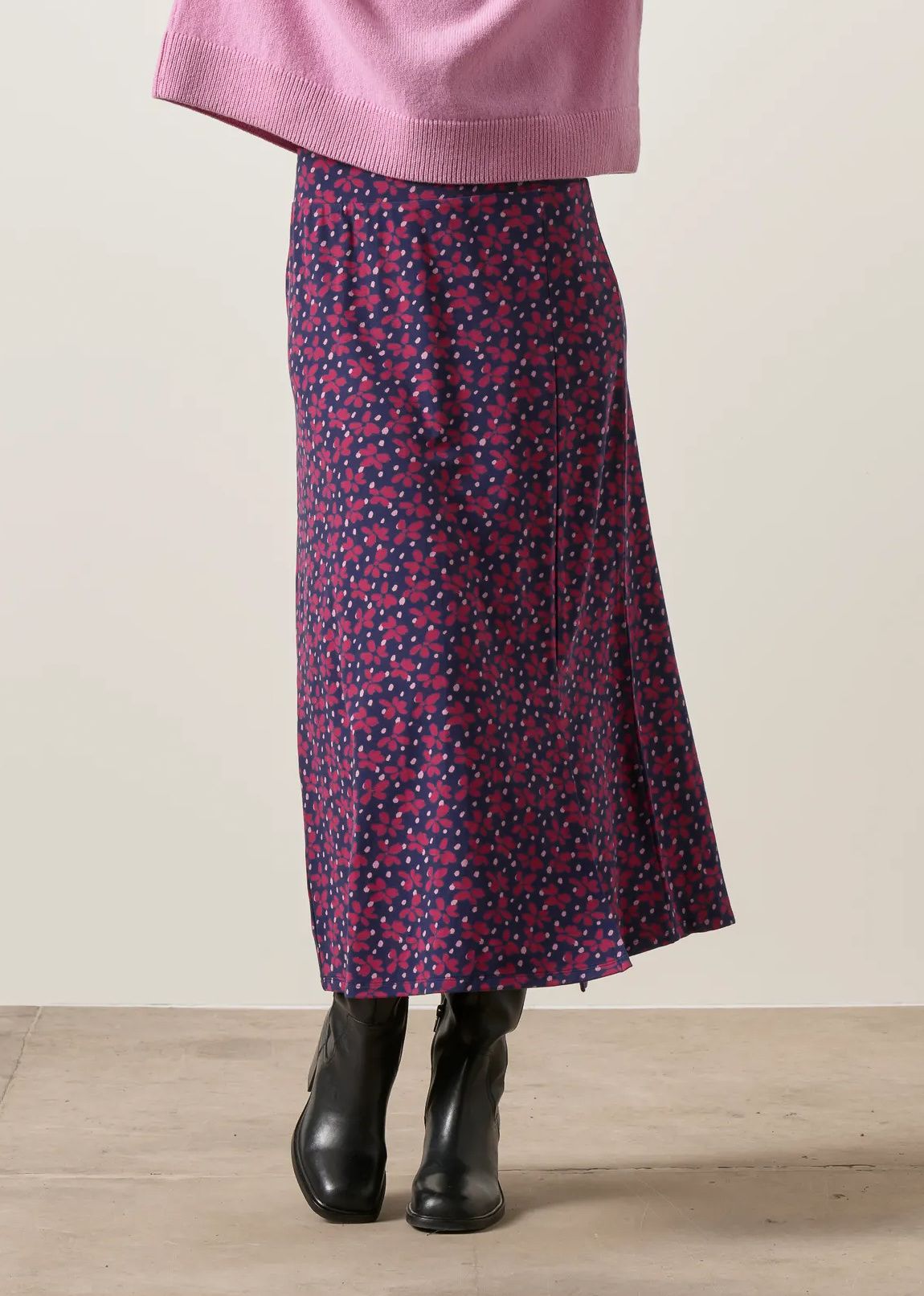 Midirock aus EcoVero Viskose | gemustert "Mira", WeDressFair, Foto 1