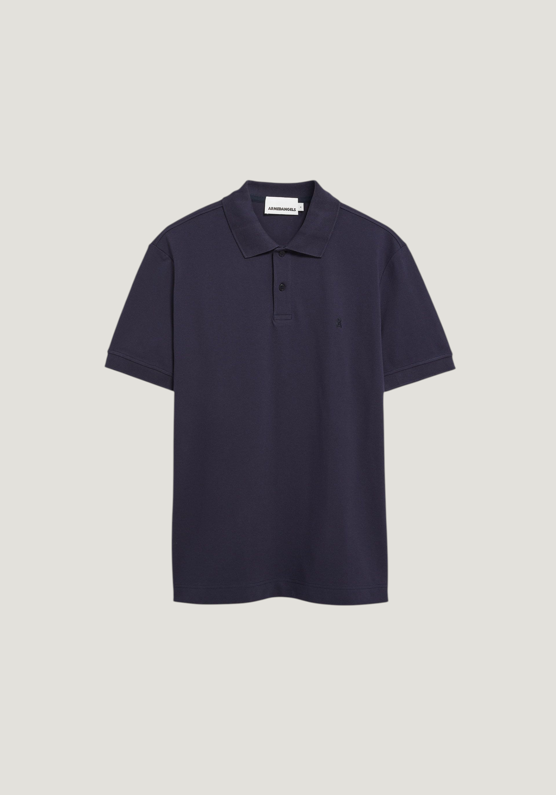 Polo en coton bio | marine "Maario poloshirt - night sky", Armedangels, photo 6