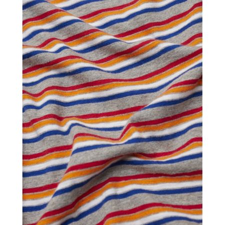 T-shirt rayé multicolore en coton bio - alder, Knowledge Cotton Apparel, photo 4
