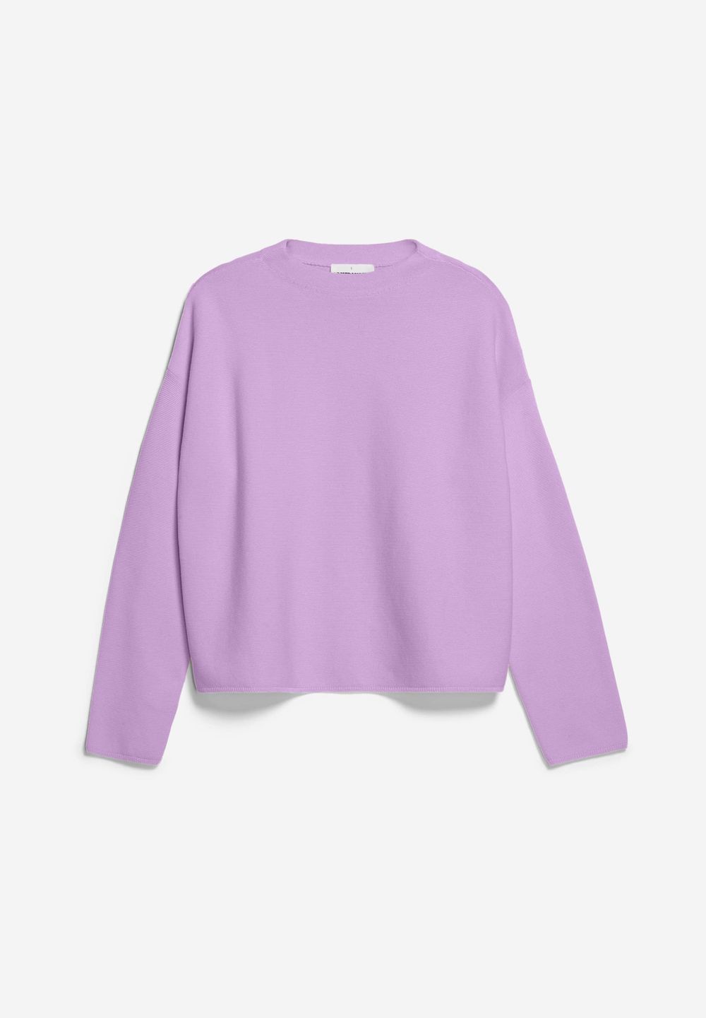 Pull ample en coton bio | lilas "merinaa links links smart lilac" femme