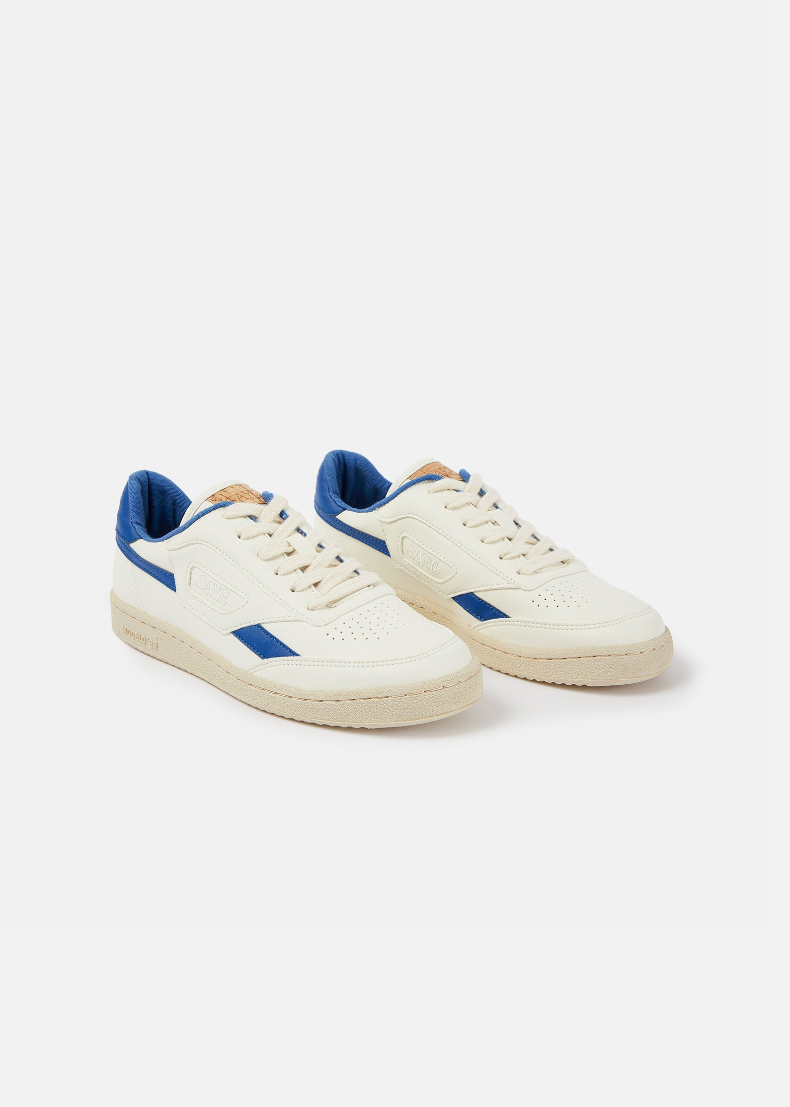 Baskets vegan | blanc et bleu "Basket en recyclé - modelo '89 icon ocean", SAYE, photo 3
