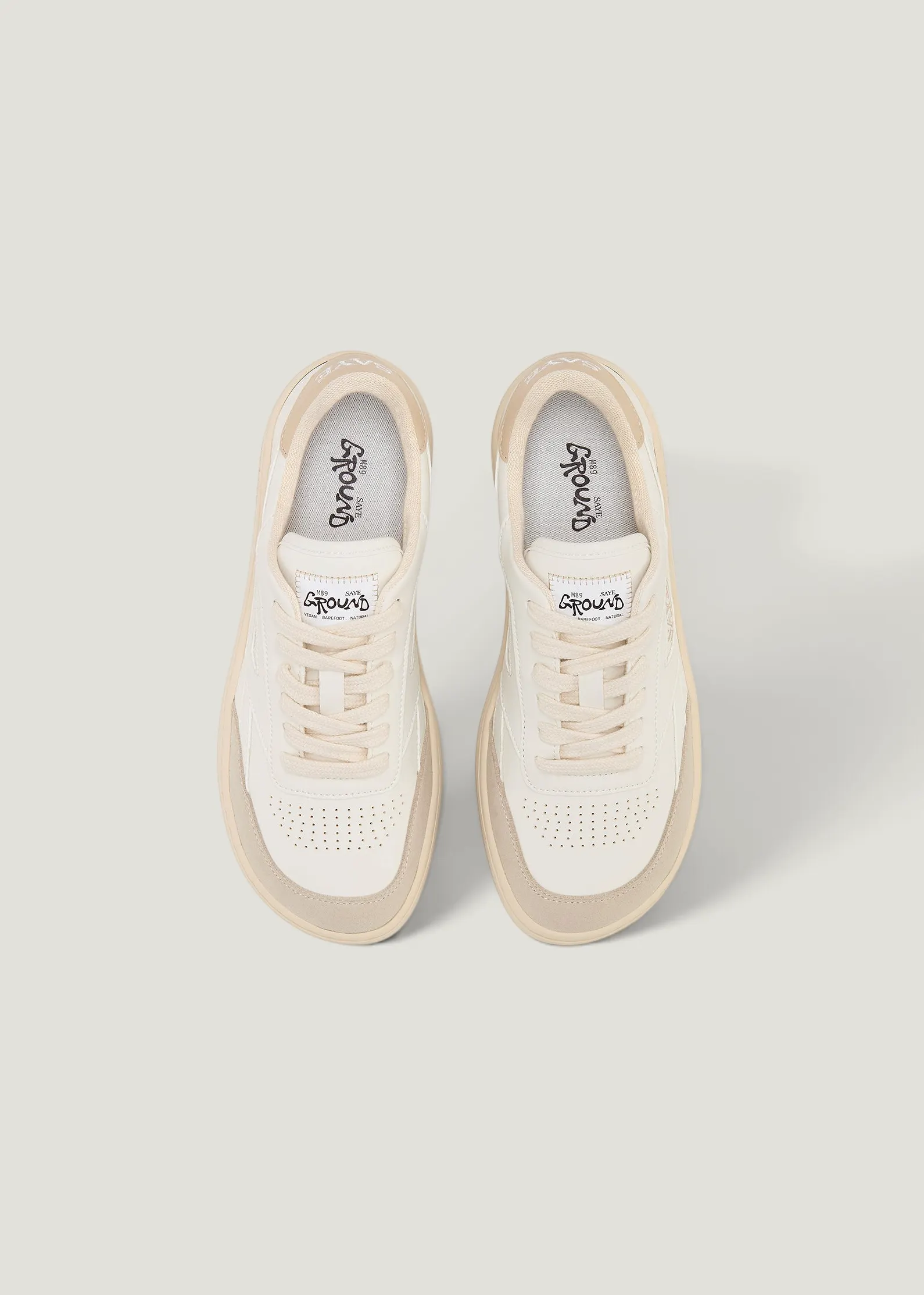Baskets barefoot vegan | beige "M89 ground barefoot - almond", SAYE, photo 2