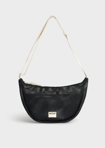 Sac bandoulière | noir "Onyx crossbody bag" - Wouf
