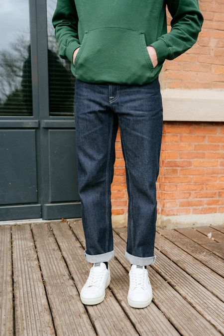 Jean droit brut toile japonaise en coton bio - rad rufus exclusif wdf x nudie jeans, Nudie Jeans, photo 5